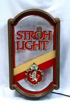 ORIGINAL Vintage 1986 Stroh Beer 10x18 3D Bar Sign - £115.97 GBP