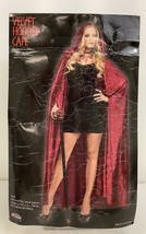 Unisex Adult Velvet Hooded Cape Halloween Costume Accessory~One Size~DIS... - $14.84