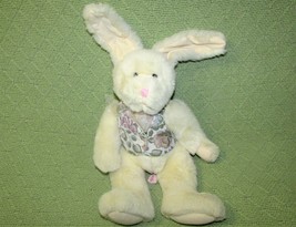 Russ Berrie Berrymore Bunny Vintage Rabbit Plush Stuffed Animal Wired Ears 12&quot; - £15.52 GBP