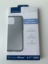 iPhone 12 Pro Max Case (6.7&quot;) - Insignia Hard Shell (Smokey/Gray) - £7.77 GBP