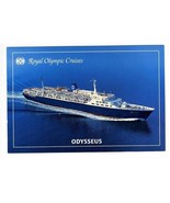 Royal Olympic Cruises Advertising Postcard ODYSSEUS  Greek Flag Ship - £9.38 GBP