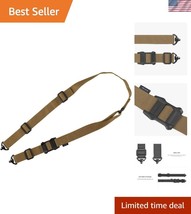 Durable MS1 QDM Coyote Rifle Sling - Comfortable 10.5” Adjustable Design - $112.49