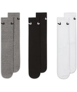 Nike Mens 8-12  Dri-FIT Everyday Lightweight Training Crew Socks - 3 Pack - €16,28 EUR