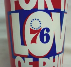 PHILADELPHIA 76ERS SIXERS BASKETBALL &quot;FOR LOVE OF PHILLY&quot; 6&quot; Plastic STA... - $16.34