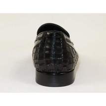 Men's GENIO Genuine Crocodile Embossed Leather Shoes Turkey 120371164 Black image 5