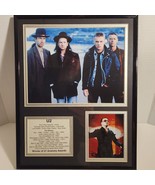 U2 Band Memorabilia 11&quot; X 14&quot; Framed Wall Art - £7.42 GBP