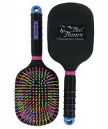 Professional&#39;s Choice 1000-RNBW Mod Paddle Horse Brush Bright Rainbow Br... - $43.37 CAD