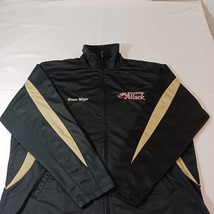 BAW Athletic Wear WOLVERINE ATTACK Men's Black Full Zip Pockets Jacket Sz Medium image 9