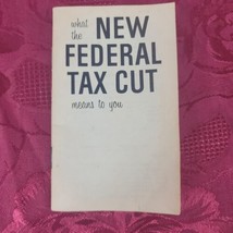 1964 Booklet - What the New Federal Tax Cut Means To You - Prentice-Hall, Inc - £9.14 GBP