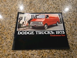 1973 Dodge Tradesman Cargo Van 12-page Original Car Sales Brochure Catalog - $8.90