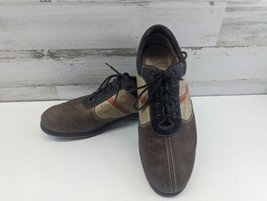 Allen Edmonds Nomad Size 12 Brown Orange Leather Men’s Derby Sneaker - £52.97 GBP