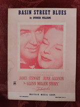 RARE Sheet Music Basin Street Blues Jimmy Stewart June Allyson Benny Goodman - £12.73 GBP