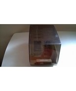 Vintage Data-Case 5.25” Floppy CD Plastic Holder Storage Case Hinged w/D... - $242.56 MXN