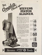 1926 Print Ad Stevens Piston Aligner Speed Up Tools New York,NY Chicago,IL - £18.56 GBP