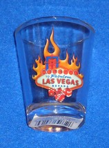***BRAND NEW*** LAS VEGAS SIGN FLAMES DICE SHOT GLASS SIN CITY COLLECTOR... - $9.95