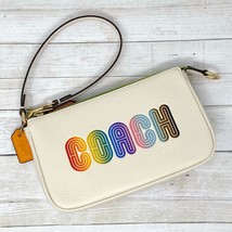 Coach Nolita 19 With Rainbow Coach Chalk White Multi CA438 New With Tags - £169.32 GBP