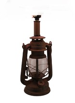 Scratch &amp; Dent Antique Finish Vintage Style Candle Lantern Lamp Base - $49.49
