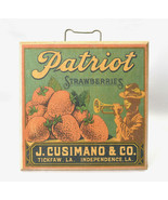 Target Brand Vintage Fruit Wooden Crate Label Hanging Art Decor - £30.89 GBP