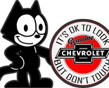 Felix Genuine Chevrolet Laser Cut Metal Advertising Sign - $69.25
