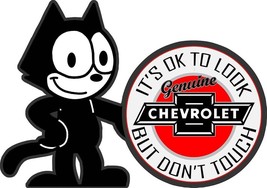Felix Genuine Chevrolet Laser Cut Metal Advertising Sign - £54.45 GBP