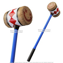 Harley Quinn Mallet Hammer Foam Villain Squad Movie Comic Cosplay Costume Prop - £21.18 GBP