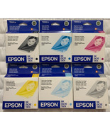 11 Epson T034 Stylus Ink Cartridges Black Magenta Cyan Yellow Lt Cyan Lt... - £195.52 GBP