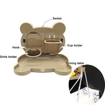 Child Car Seat Table Car Seat Tray Storage Kids Toy Food Water Holder Ch... - £27.95 GBP