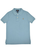 Polo Ralph Lauren Boy&#39;s Classic Mesh Polo Shirt, Cassidy Blue, (5) 9967-1 - £27.60 GBP