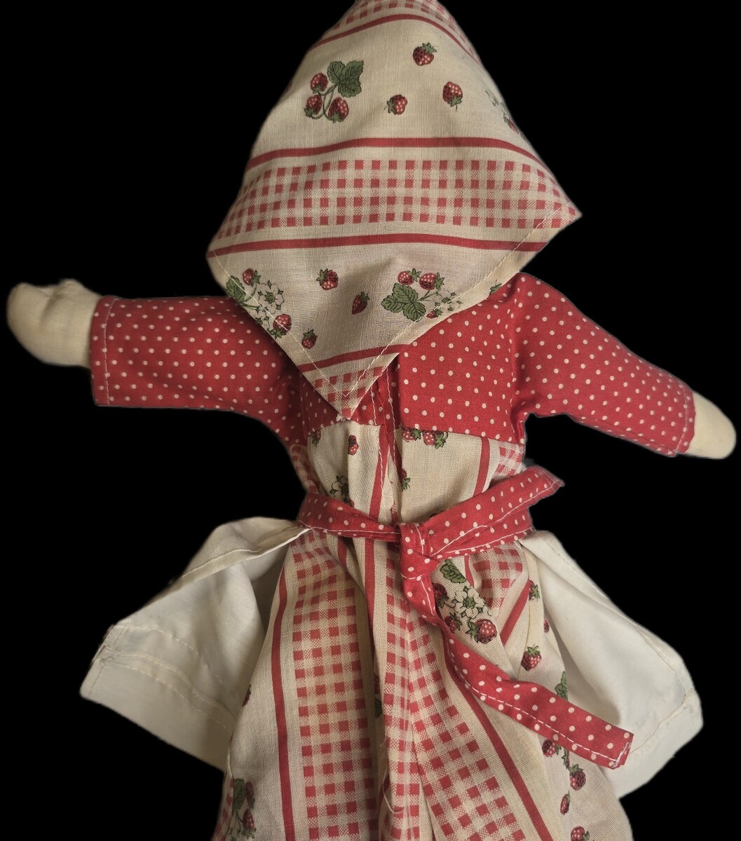 Handmade Plush Doll Vintage  European Granny German Swedish Item image 5