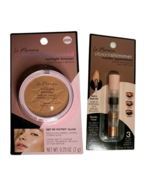 Le Mercerie Set - Vibrant Shimmer Metallic Eyeshadows &amp; Golden Biscotti ... - $20.00