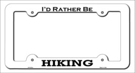 Hiking Novelty Metal License Plate Frame LPF-051 - $353.59 MXN