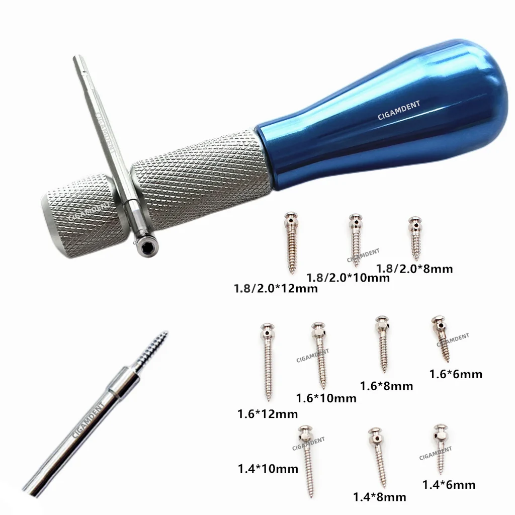 Dental Orthodontic Mini Implant Micro Titanium Screw Self Drilling Tool - £14.01 GBP+