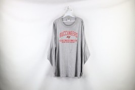 Vintage NFL Mens 2XL Spell Out Tampa Bay Buccaneers Football Long Sleeve T-Shirt - £23.83 GBP