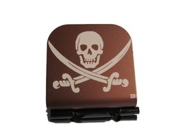 Pirate Jolly Roger Laser Etched Aluminum Hat Clip Brim-it - $11.99