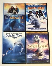 Big Miracle (Sealed), Happy Feet, Dolphin Tale &amp; The Water Horse DVD Lot - $8.31