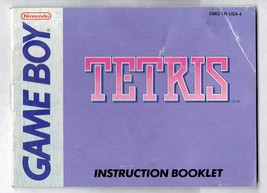 Nintendo Gameboy Tetris instruction Manual Only Rare HTF Purple Version - $34.15