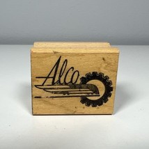 Alco Railroad Railway Rubber Stamp Block Vintage Very Rare 1 3/4” Long - £15.56 GBP