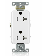 Leviton TDR20-W 20 Amp 125 Volt Tamper Resistant Decora Plus Duplex Rece... - $336.81 MXN