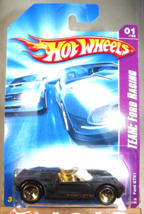 2008 Hot Wheels #141 Team: Ford Racing 1/4 FORD GTX1 Black w/Gold 5 Sp Variant - £7.81 GBP