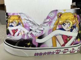 Vans Sailor Moon SK8-HI BLK/PK Stacked Shoes Unisex Men’s 10.5 Women’s 12 - £52.38 GBP