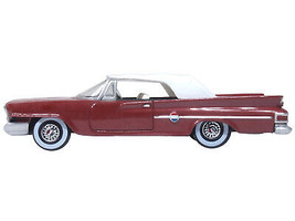 1961 Chrysler 300 Convertible Closed Top Cinnamon Brown Metallic w White Top 1/8 - £18.90 GBP