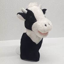 Lillian Vernon Black &amp; White Cow Plush Golf Club Headcover - $19.70