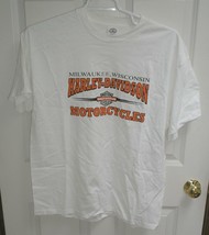 Harley Davidson White T-Shirt Size: XL - $7.98