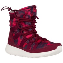 Women&#39;s Nike Roshe One Hi Print Sneakerboots, 807425 600 Size 5.5 Deep Garnet - £78.59 GBP