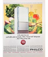 PHILCO - Instant Cold Refrigerator Lasting Value -1964 Vintage Print Ad - $15.93 CAD