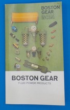 Vintage 1976 Boston Gear Fluid Power Products Catalog BX1 - £3.93 GBP