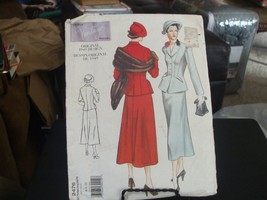 Vogue Retro Repro 2476 Misses Jacket &amp; Skirt Pattern - Size 6/8/10 - $23.29