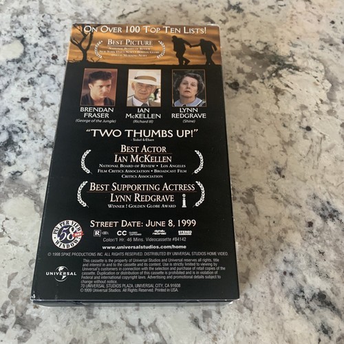 Gods and Monsters (VHS, 1999) Rare Good Item image 5