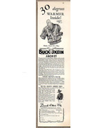 1930 Vintage Ad Buck Skein Joe Jacket Western Movie Star Tom Mix - £8.47 GBP