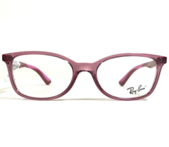 Ray-Ban Eyeglasses Frames Kids RB1586 3777 Clear Pink Purple Square 47-1... - £40.84 GBP